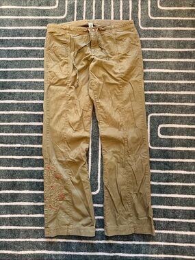 Prana Floral Embroidered Cargo pant
